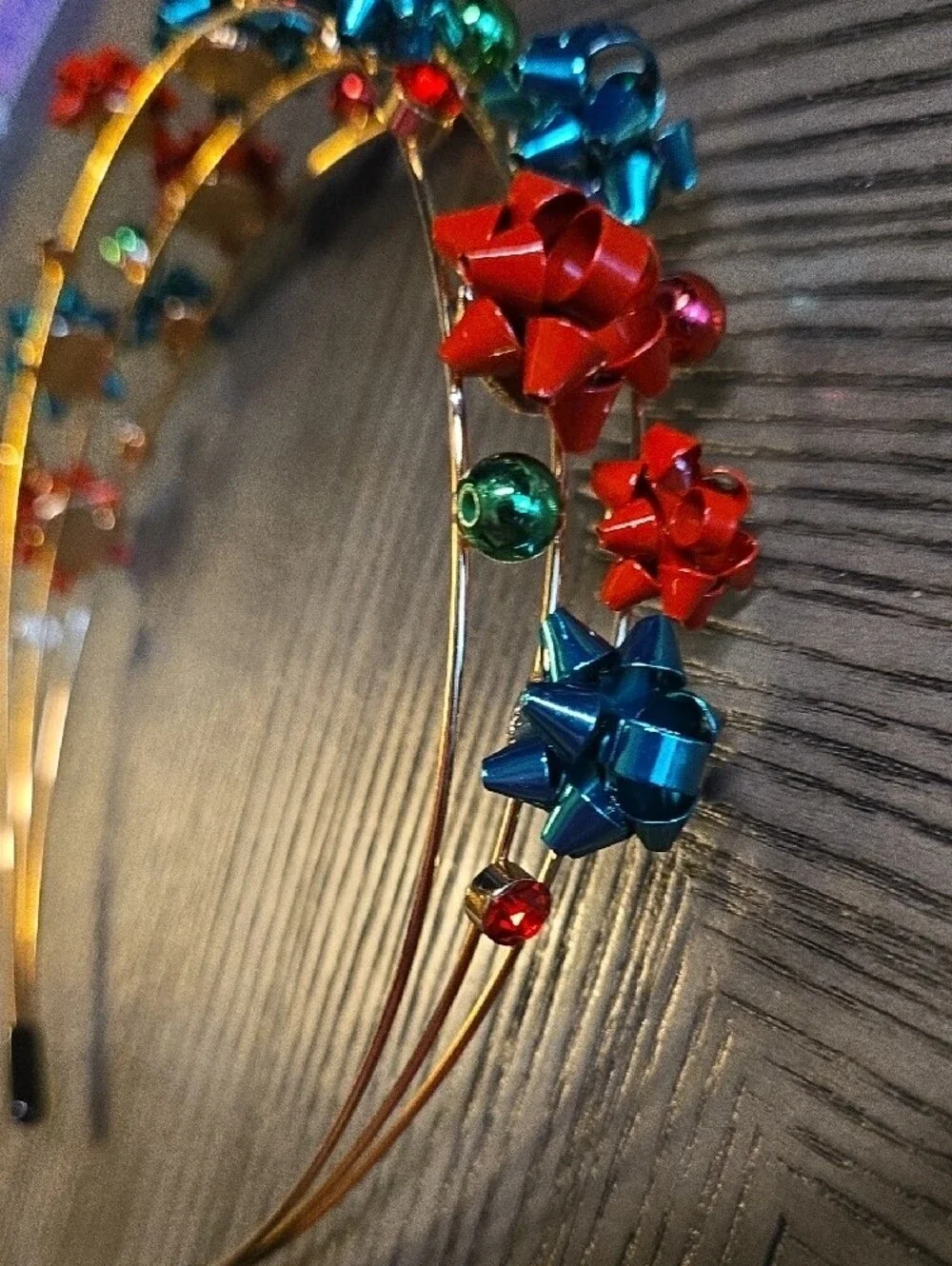 Festive Red & Blue Decorative Headband - Girl's Woman'sAccessory